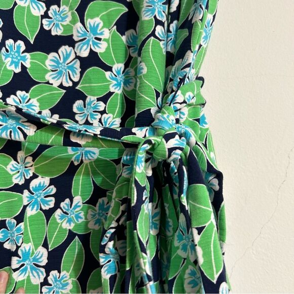 T by Talbots Open Back Short Sleeve Dress Floral Fields Plus Size 2x - Picture 5 of 10